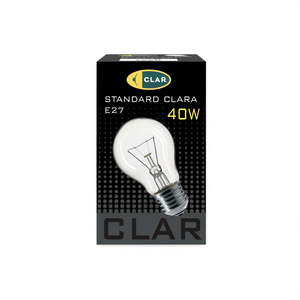 Standard <b>E27</b> Clear Incandescent <b>Bulb</b> 40W 230V for Lighting - Product Image 2