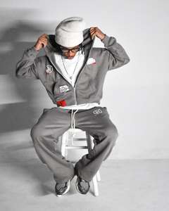 Meilleur sweat à capuche lavé à l'acide 400 Gsm Terry sweats à capuche surdimensionnés unisexe brodé recadrée fermeture éclair lavage à l'acide à capuche - Product Image 6