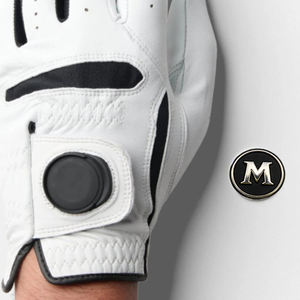 Cabretta Gant de Golf Classique Noir Blanc Gant de Golf en Cuir pour Homme Main Gauche Taille Petit Moyen Grand XL IVA-C-G-13 - Product Image 3