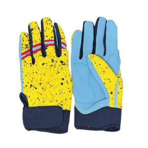 Guantes de bateo de béisbol avanzados diseñados para un agarre fuerte, palma acolchada, correa de muñeca segura, comodidad de flujo de aire y durabilidad. - Product Image 6