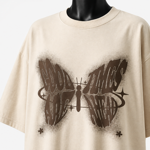 Camiseta Oversize para Mujer, de Algodón, Corte Holgado, Cuello Redondo, Manga Corta, Diseño con Letras Estampadas, para Todas las Temporadas, Estilo Casual - Product Image 6
