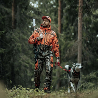 Combinaison de chasse robuste, imperméable, respirante et isolante, imprimée Realtree orange vif, équipement de chasse, veste et pantalon de sport pour la chasse au cerf