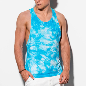 Camiseta Deportiva sin Mangas para Hombre, Camiseta de Tirantes para Fisicoculturismo, Cuello Redondo, Transpirable, para Fitness - Product Image 1