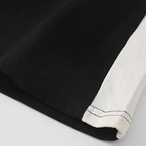 Wholesale Thick Cotton Heavyweight Oversized <b>Men's</b> T-Shirts Custom Logo Streetwear Drop Shoulder Crewneck T-shirt <b>for</b> <b>Men</b> - Product Image 2