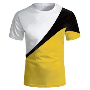 핫 세일 3D 스포츠 프린트 티셔츠 남성용 여름 패션 통기성 맞춤형 컬러 셔츠 새로운 의류 남성 패션