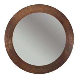 Luxury <b>Copper</b> Mirror <b>Frame</b> with Unique Carved Detailing for Upgrading Modern and Contemporary Home Interiors - Product Image 6