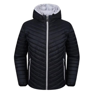 Chaqueta de Invierno para Hombre, de Alta Calidad, al por Mayor, Personalizada, con Cuello Alto, Impermeable, de Lona Recubierta, Estilo Urbano - Product Image 5