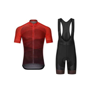 Vente en gros respirant séchage rapide hommes cyclisme uniforme léger Compression manches courtes haut vêtements de cyclisme pour hommes - Product Image 5