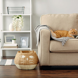 Juego de cestas para bebés recién nacidos, cesta de almacenamiento de jacinto de agua en forma de rana para ropa de niños hecha en Vietnam - Product Image 6