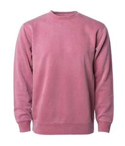 Unisex Mid-Weight 300 GSM Sweatshirt Pigment Dyed Crew Neck <b>80</b>% Cotton20% Polyester Ring Spun Cotton <b>80</b>% Printed for Winter - Product Image 2