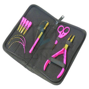 2023 <b>Mini</b> New Arrival Hot Pink With Gold Plasma Hair Extension <b>Tools</b> <b>Kit</b> and Brand Labelling Custom Ability - Product Image 1