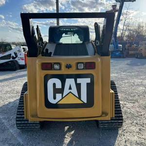 2013 pour Cat 287C2 Skid Steer Loader 1800 Heures Cabine Complète avec Chaleur AC et Radio Utilisé Mini Tracteur Chargeur Avant - Product Image 3