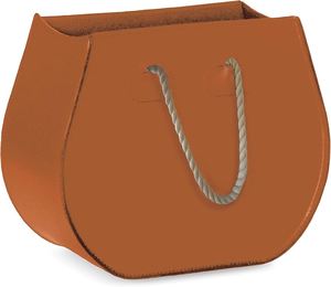 ที่จัดระเบียบนิตยสารพับได้งานฝีมือแนววินเทจพร้อมดีไซน์ทรงถังให้ดูเรียบง่ายปรับแต่งได้ขนาดโลโก้เครื่องใช้สำนักงาน - Product Image 5