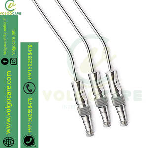 Volgo Care Intl de qualité supérieure. VC-FST-2513 Frazier Tube d'aspiration en acier inoxydable Instrument chirurgical Source d'alimentation manuelle ENT - Product Image 6