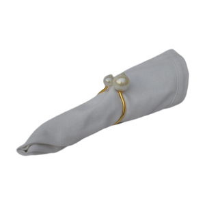 Porte-serviettes en métal de conception ironique pour décor de fête de mariage festif de vaisselle avec rond de serviette de conception colorée - Product Image 6