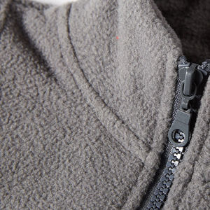 Chaleco de lana polar sin mangas para hombre con cremallera completa ropa activa para el invierno precio barato Material de nailon logotipo personalizable chaleco - Product Image 3