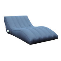 Sillón Reclinable Inflable de PVC Ecológico Moderno, Diseño Plegable, Impermeable, con Funda Extraíble