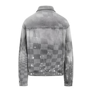 Ventes chaudes, vestes en jean pour hommes, mode, personnalisées pour la vente en gros, conçues sur mesure, vestes pour hommes délavées - Product Image 2