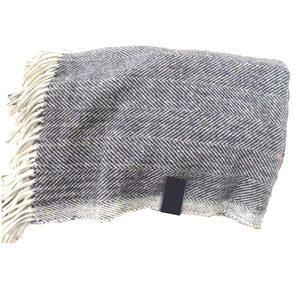 Comfort Traditional <b>Woolen</b> Woven <b>Blanket</b> Solid and Geometric Pattern Style Striped <b>Woolen</b> - Product Image 3