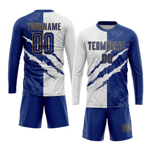 Survêtement de football respirant personnalisé OEM, ensemble de maillots de football d'uniformes de football, chemises pour hommes avec design personnalisé - Product Image 5