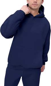 ชุดเซ็ตแทรคสูทผู้ชาย คอลเลคชั่นที่ดีที่สุด ผ้าฝ้าย 100% มีฮู้ด 2 in 1 ระบายอากาศ แห้งเร็ว ดีไซน์เรียบง่าย สำหรับฤดูหนาว รับสกรีนโลโก้ ราคาประหยัด - Product Image 2