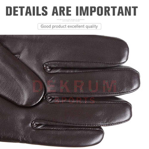 2026 Leather Fashion Driving Glover Dressing Leather <b>Gloves</b> for Sale Full Finger <b>Gloves</b> Leather Material - Product Image 5