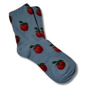 ODM Print Fruit Graphic Crew <b>Socks</b> Cotton Casual Street Style <b>Soft</b> Knit for Daily Everyday Wear Wholesale JZVINA Factory - Product Image 3