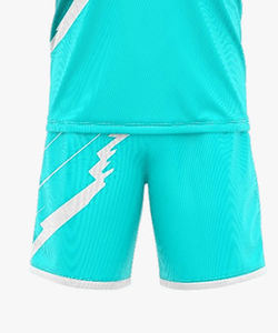 Kit de fútbol de sublimación completa personalizado para hombres y mujeres, camiseta de fútbol cómoda de tela ligera suave, 100% poliéster - Product Image 3