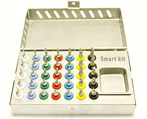 Kit de forets à bouchon intégral pour implants dentaires neufs de haute qualité 35 forets à bouchon en acier inoxydable - Product Image 1