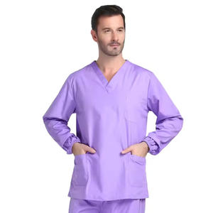 Uniformes Médicos de Cuello en V para Unisex, Mezcla de Algodón y Poliéster, los Más Vendidos del 2025 - Product Image 5