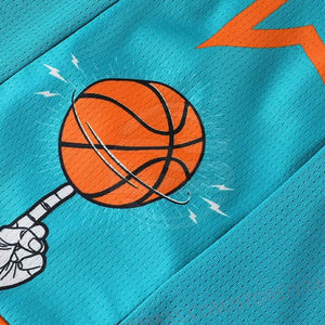 Vente directe d'usine-uniformes de basket-ball à séchage rapide pour adultes Design unique imprimé vêtements de sport grande taille ensembles de gros Logo - Product Image 4