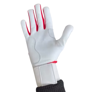 ถุงมือเบสบอลหนังสไตล์มืออาชีพที่ทนทานออกแบบมาสำหรับการตีสองหน้ามีความยืดหยุ่นรองรับที่จับฝ่ามือเรียบสำหรับการกดปุ่ม - Product Image 2