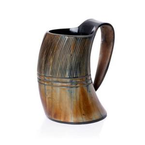 Venta al por mayor acabado a mano natural vikingo bebiendo cuerno jarras de cerveza calidad premium vikingo bebiendo cuerno en Star Crafts India - Product Image 4