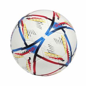 ลูกฟุตบอลคุณภาพสูง ขนาดมาตรฐาน ผลิตจากหนัง PU เย็บด้วยเครื่องจักร  รับสกรีนโลโก้ ใช้สำหรับฝึกซ้อมและแข่งขัน - Product Image 2