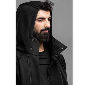 Sudadera con Capucha para Hombre, Estilo Deportivo, Corte Ajustado, Dobladillo Curvo, 100% Algodón, Personalizable con Logotipo, OEM, Venta al Por Mayor - Product Image 6