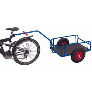 Variofit <b>Bicycle</b> Trailer Without Sidewall Featuring Pneumatic Tires for Cargo & Utility Use - Product Image 1