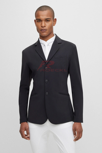 Chaqueta de espectáculo de equitación personalizada, proveedor OEM y ODM, ropa ecuestre profesional, tela elástica de alta calidad, diseño elegante - Product Image 2