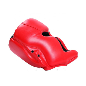 ชุดป้องกันศีรษะสำหรับชกมวยมืออาชีพมาใหม่ล่าสุดผลิตจากประเทศปากีสถานพร้อมวัสดุหนังโลโก้ตามสั่ง - Product Image 6