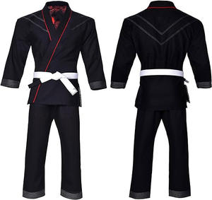 Precio al por mayor 100% algodón mejor calidad JIU Jitsu traje mejor producción logotipo personalizado Color Jiu Jitsu trajes para Unisex - Product Image 4