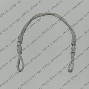Cordon de chapeau fait main de qualité supérieure, fil de bullion blanc, cordon de chapeau, accessoires uniformes, fabriqué au Pakistan - Product Image 1