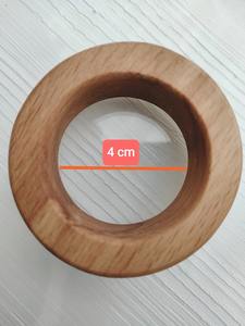 Anneau de serviette en bois fait à la main Table de mariage ronde porte-serviettes décoratif pour hôtel salle à manger et fête - Product Image 2