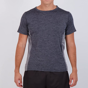 T-shirt à manches courtes pour homme avec poche, 100% polyester, logo personnalisé, séchage rapide, tissu 220g, haute qualité, t-shirts de mode streetwear - Product Image 4