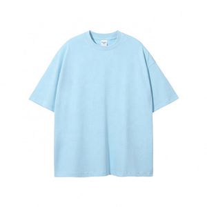 230gsm 100% coton Street Wear surdimensionné teint uni pour l'impression numérique T-shirt court décontracté à la demande en impression numérique pour hommes - Product Image 2