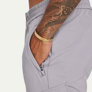 เครื่องแต่งกายแนวสปอร์ตแบบลำลองของผู้ชายกางเกงวิ่งทำจากผ้าระบายอากาศได้ดีมีเอกลักษณ์โลโก้ออกแบบได้ตามต้องการจากปากีสถาน2024 - Product Image 4