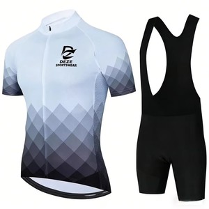 Venta al por Mayor de Conjuntos de Jersey de Ciclismo para Hombre, Logotipo Personalizado, Transpirable, Ropa Deportiva de Verano para Ciclismo al Aire Libre, Personalizable en Pequeños Lotes - Product Image 1