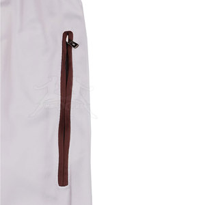 Survêtement de sport deux pièces avec panneaux en maille respirante Survêtement de sport confortable avec pantalon à cordon réglable - Product Image 6