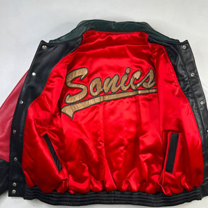 Chaqueta de cuero con parches bordados de nuevo diseño de la mejor calidad, traje de moda, salida de fábrica, ropa de calle, chaqueta de cuero - Product Image 3
