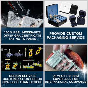 Custodia per Accendino Personalizzata in Moissanite VVS con Catena Hip Hop Iced Out in <span class=keywords><strong>Argento</strong></span> <span class=keywords><strong>925</strong></span> e Diamanti da Laboratorio, Custodia per Accendino a Torcia 3D, Gioielli per <span class=keywords><strong>Uomo</strong></span> e Donna - Product Image 2