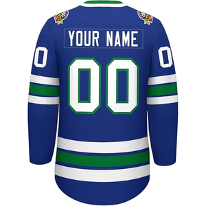 Maillot de hockey sur glace personnalisé grande taille par sublimation, respirant, antibactérien, séchage rapide, design unique et tendance - Product Image 2