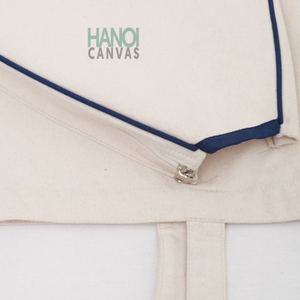 ถุงผ้าแคนวาสขนาด12ออนซ์ปรับแต่งได้พร้อมด้ามจับที่ทันสมัยสามารถนำมาใช้ใหม่ได้ - Product Image 5